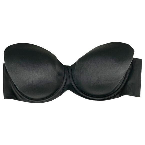Cacique Black Strapless Bra Size 44C - Picture 1 of 4